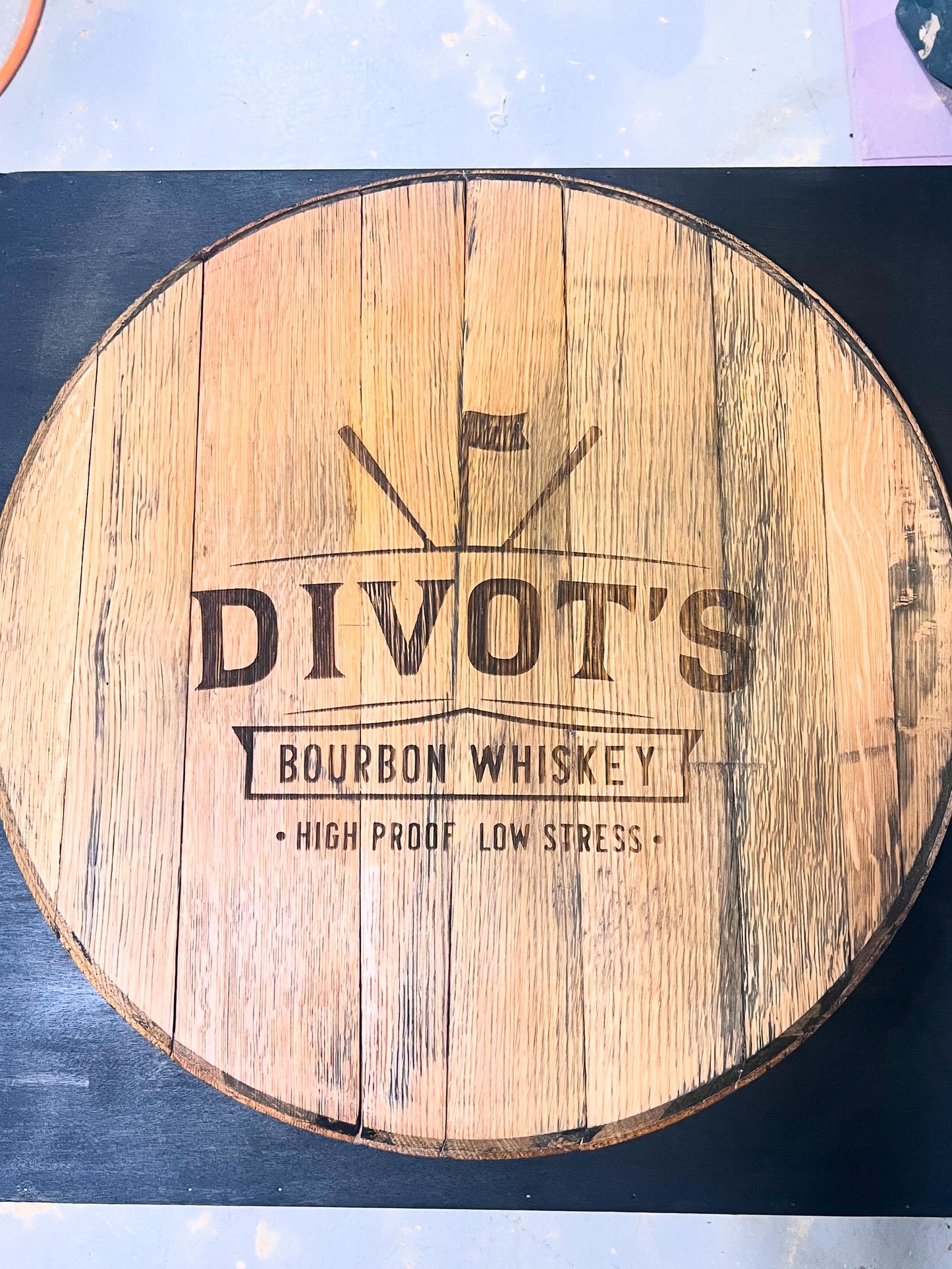 Custom Engraved Barrel Head