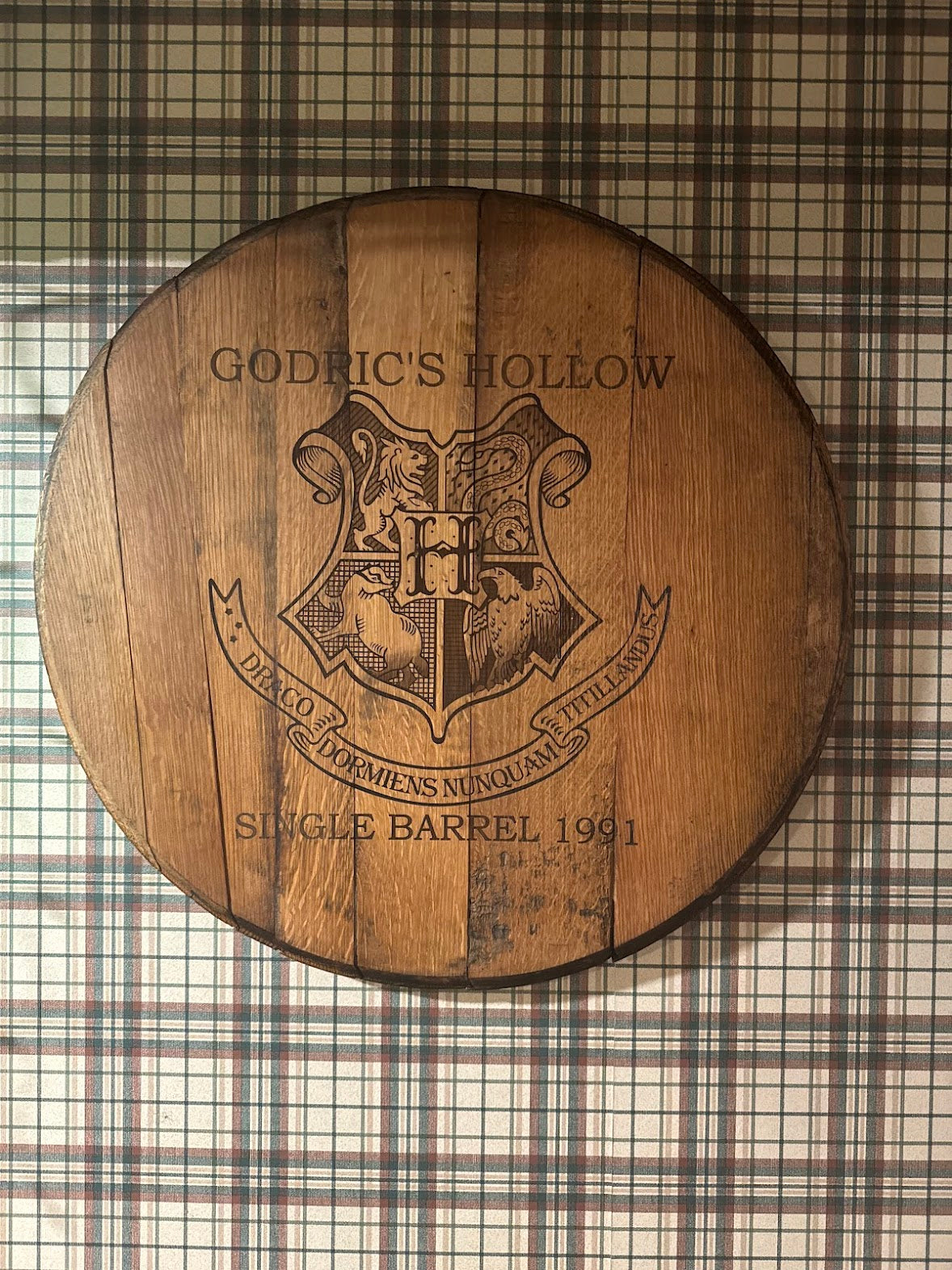 Custom Engraved Barrel Head